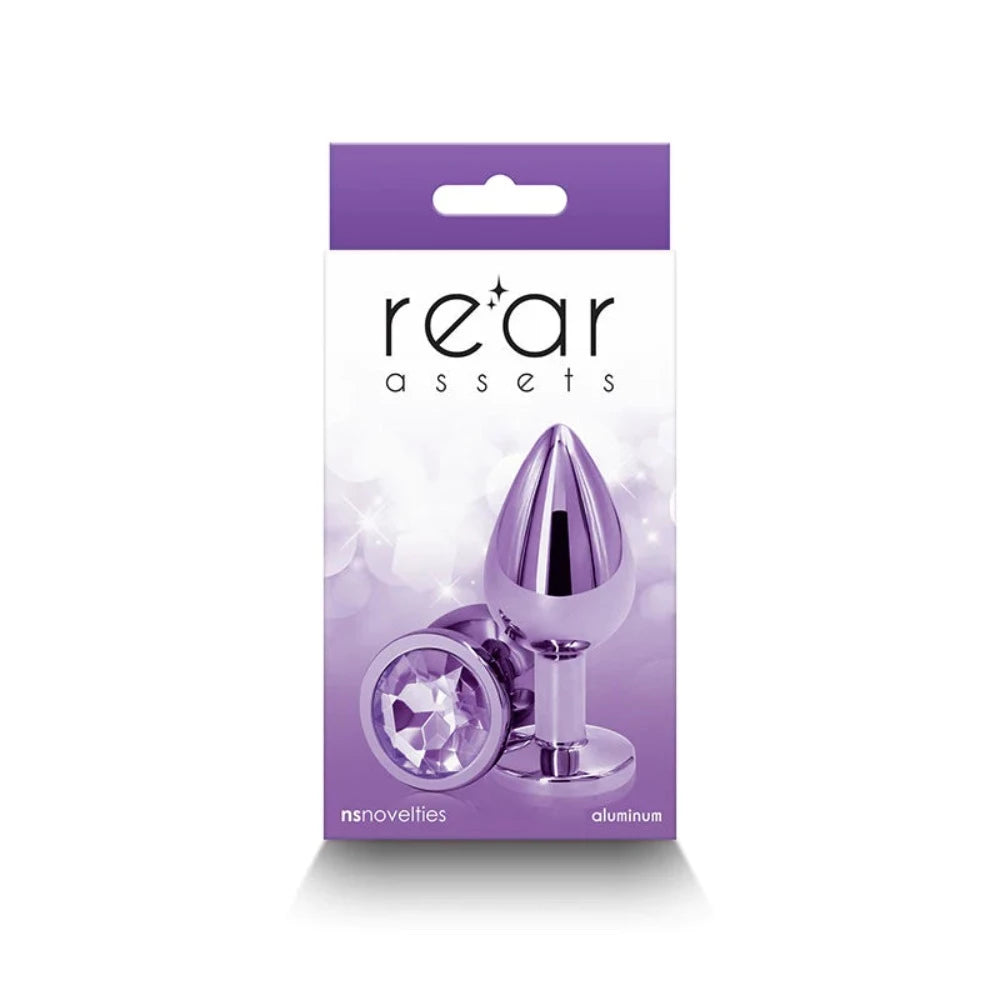 Anal toys for anal joy-Rear Assets (Medium) Butt Plug -Purple