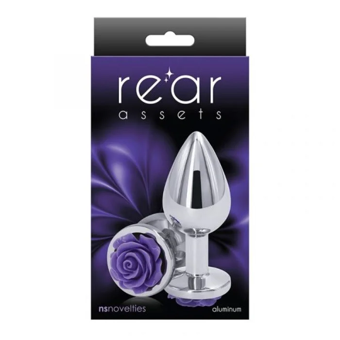 Anal toys for spicy calm-Rear Assets ''Rose'' Medium -Purple