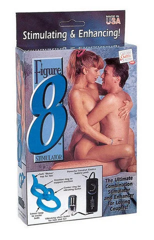 cock ring with travel case-Figure 8 Stimulator Vibe