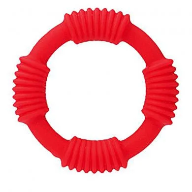 cock ring with tight joy-Adonis Silicone Ring Hercules - Red