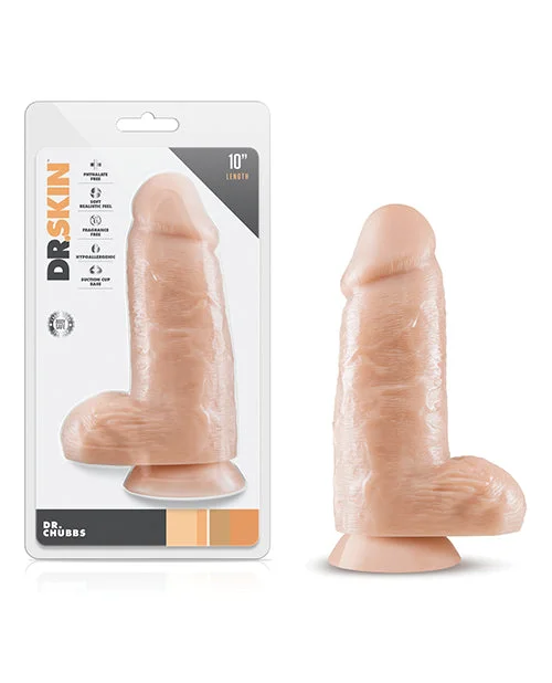 vibrating silicone orange dildo-Blush Dr. Skin Dr. Chubbs - Flesh