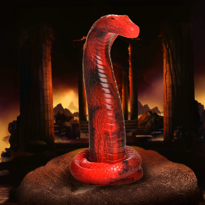 small silicone purple dildo-Creature Cock King Cobra King Cobra Silicone Dildo