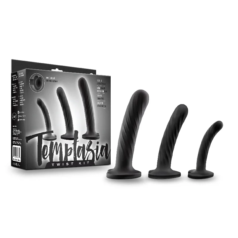 Splash-proof anal toys offers-Temptasia Twist Kit - Set Of Three - Blk