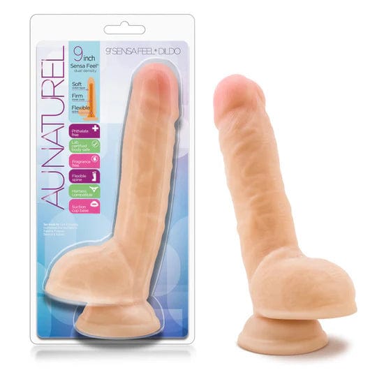 thin rubber yellow dildo-Dildo - Blush Novelties - Au Naturel Sensa Feel - 9 Pouces