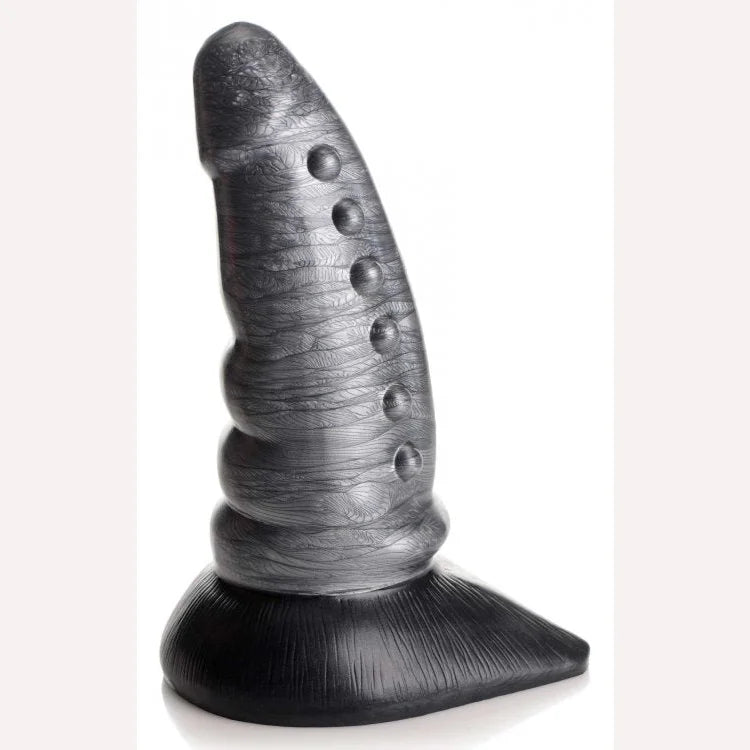 thick rubber purple dildo-Creature Cocks Beastly Tapered Bumpy Silicone Dildo