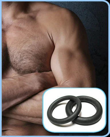 cock ring with mild play-Thick Neoprene Cock Ring - Medium