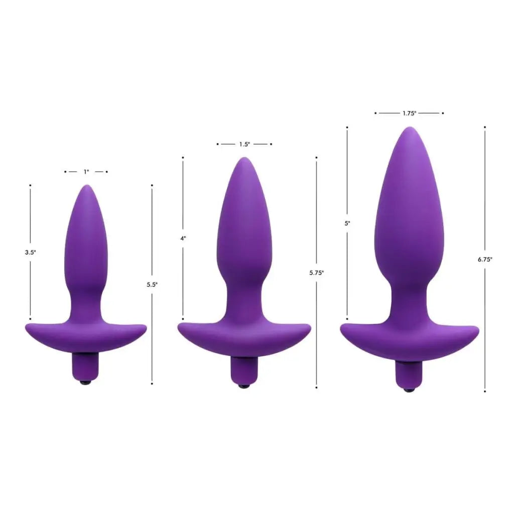 Anal toys with top calm-Aria Vibrating Silicone Anal Plug