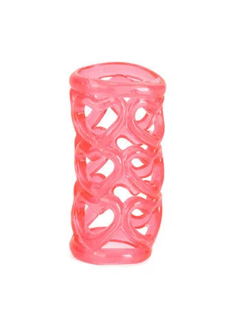 cock ring for pelvic vibes-Lover Rings - Red