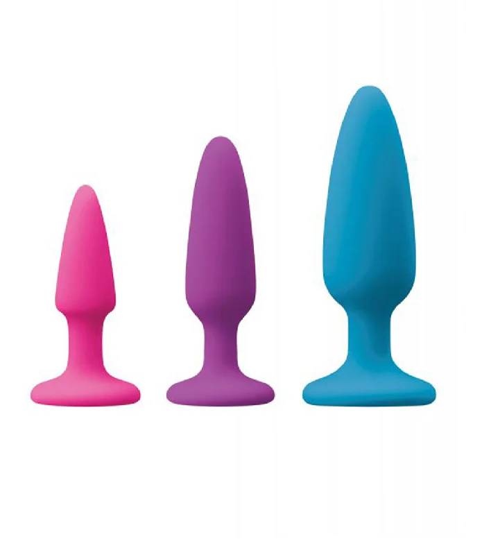 Anal toys with soft coat-Colours Pleasures Anal Trainer Kit