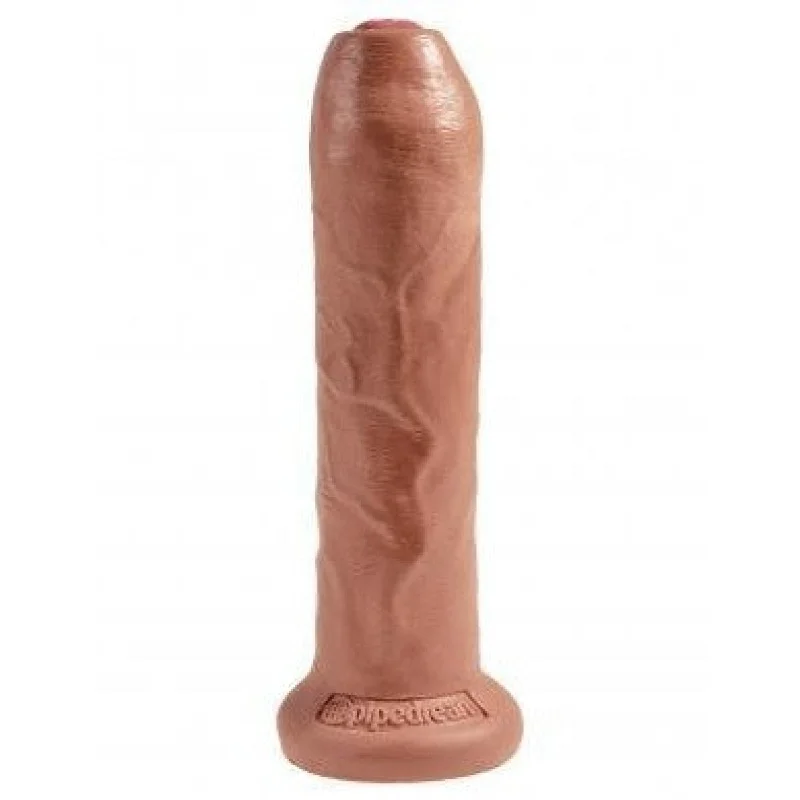 thick silicone green dildo-King Cock 7 In Uncut Tan