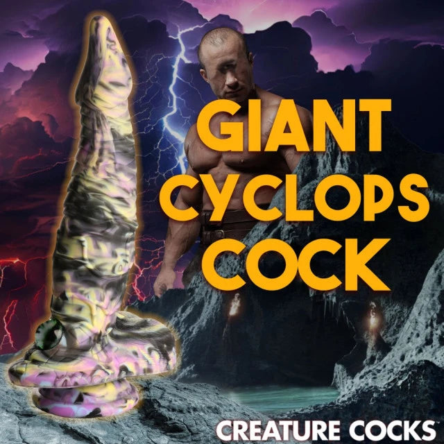 soft silicone curved dildo-Creature Cocks Cyclops Monster Dildo by XR