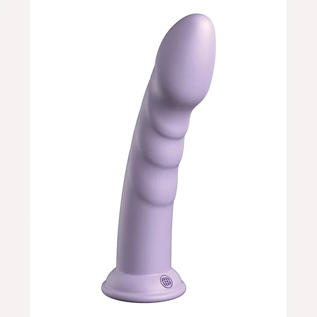 thick glass curved dildo-Dillio Platinum 8in Super Eight Purple