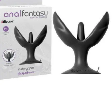 High-end anal toys collection-Pipedream Anal Fantasy Collection Insta Gaper Butt Plug Black