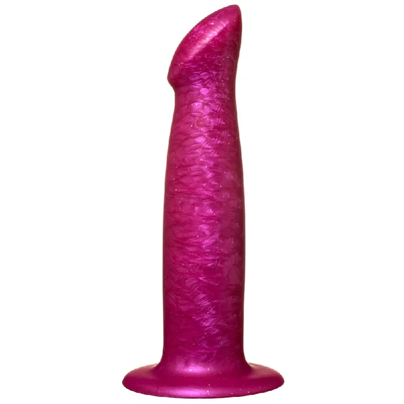 straight rubber veined dildo-6.25" Holis G-Spot Dildo