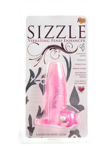 cock ring for starter vibes-Sizzle Vibrating Penis Enhancer - Pink