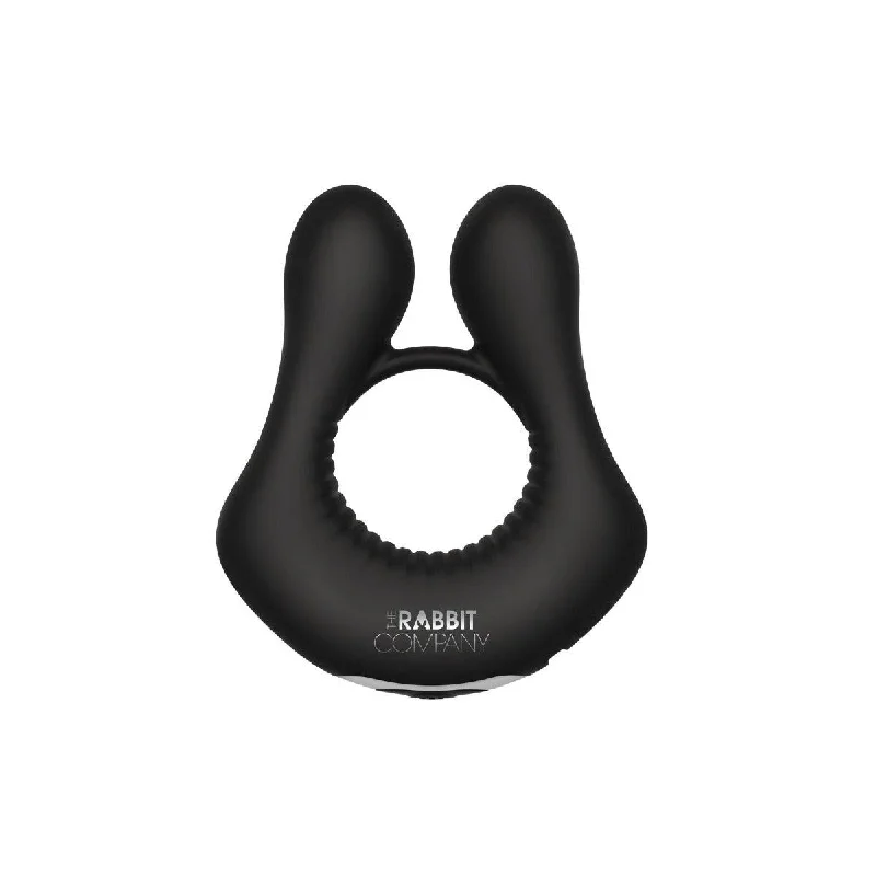 cock ring with cool joy-The Deluxe Rabbit Ring Black