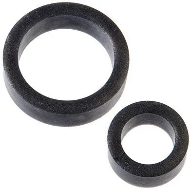 cock ring for core play-Platinum Silicone The C-Ring - Charcoal