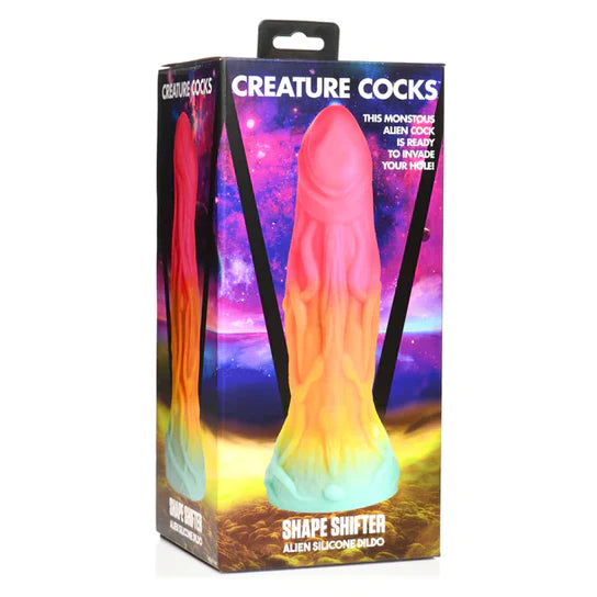 textured glossy advanced dildo-Creature Cocks Shape Shifter Dildo by XR