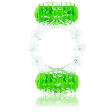 cock ring for solid play-Color Pop Quickie Two-o  - Green - Each