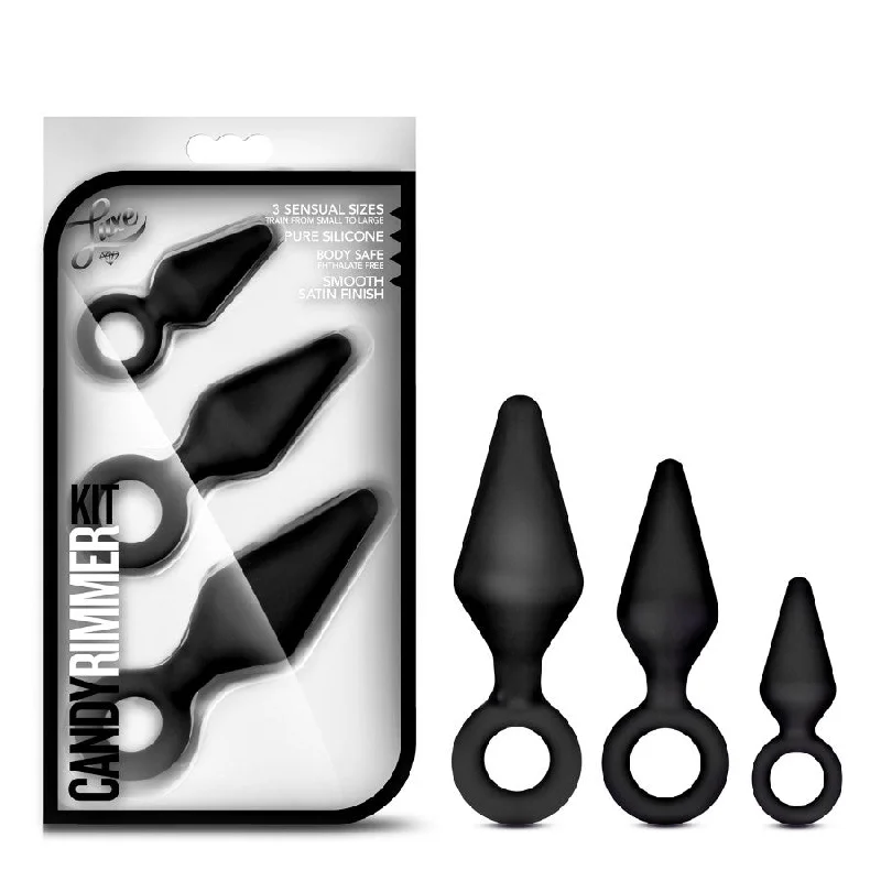 Anal toys for sexy vibes-Luxe Candy Rimmer Kit Black