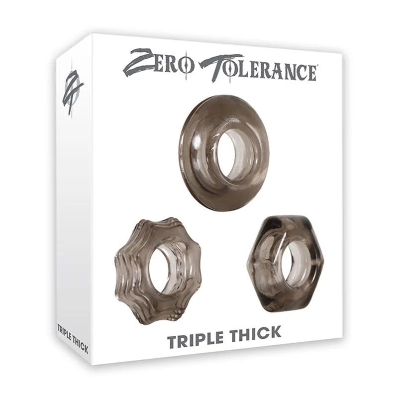 cock ring with neat vibes-Triple Thick Cockrings