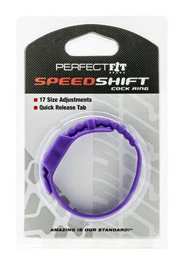 cock ring for entry joy-Speed Shift Erection Ring -  Purple