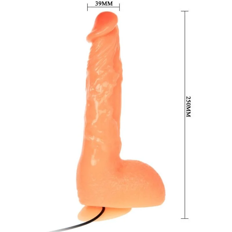 realistic silicone smooth dildo-Penis Vibration Dildo With Vibration Realistic Sensation