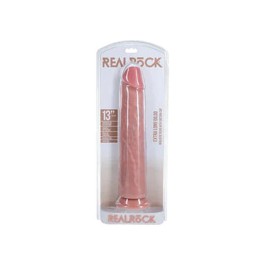 soft rubber pink dildo-Realrock Extra Long Realistic Dildo 13" by Shots