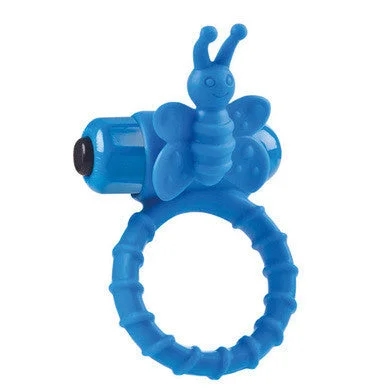 cock ring for spicy joy-Posh 10-Function Flutter Enhancer - Blue