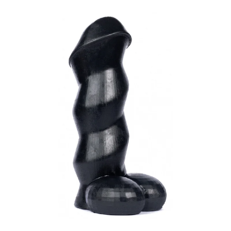 thick rubber curved dildo-Hunglock Yale Dildo